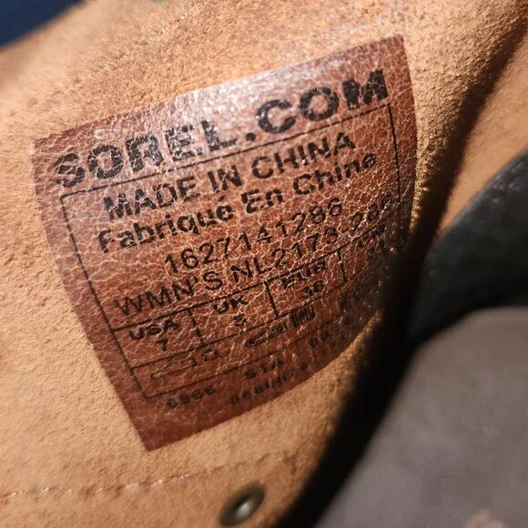 ✨ SOREL “Joan of Arctic Wedge” Waterproof Leather Boots – Women’s Size 7 (NWOT) - Picture 3 of 16